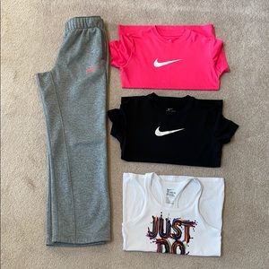 Nike girls size medium bundle